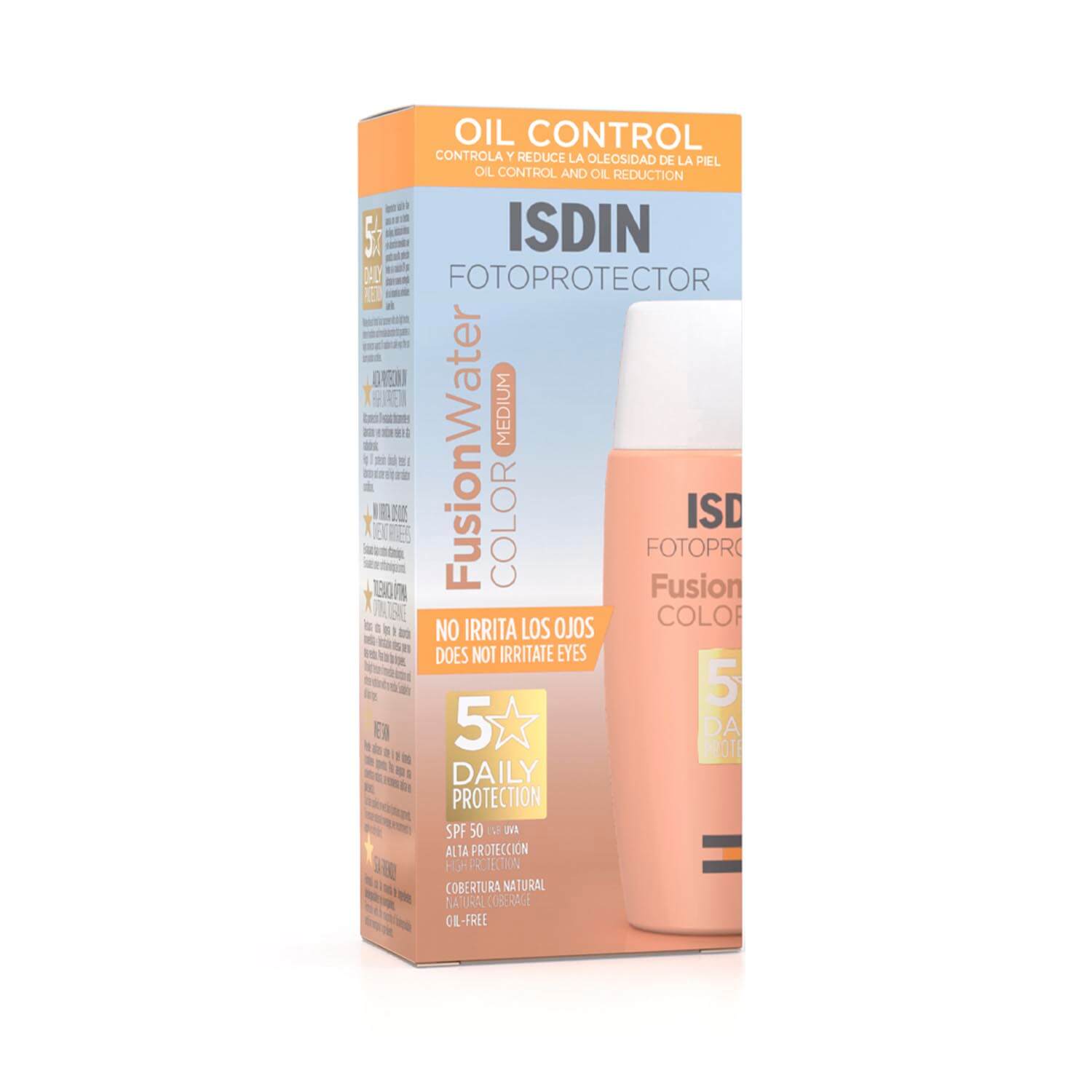 FOTOPROTECTOR ISDIN SPF 50 FUSION WATER COLOR (PROTECTOR SOLAR FACIAL CON COLOR)